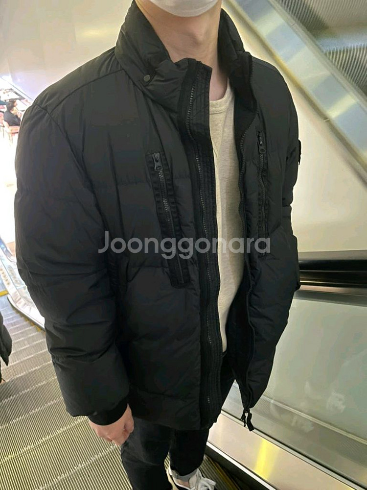 매장판)스톤아일랜드 21FW 크링클랩스 논후드 패딩 L--8