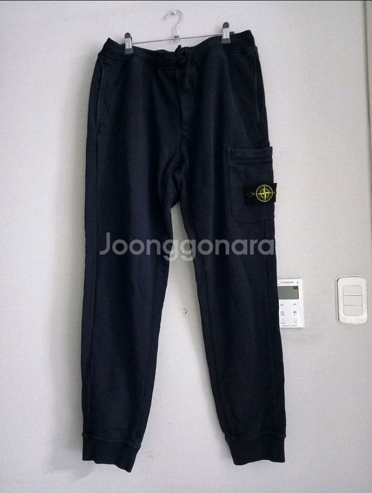 정품 스톤아일랜드 카고 조거팬츠 조거바지 32~36싸이--0