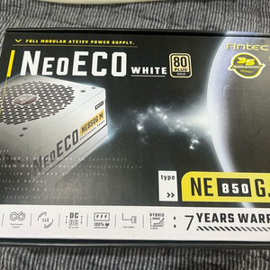 안텍 NeoEco 850w 화이트 모듈러 파워