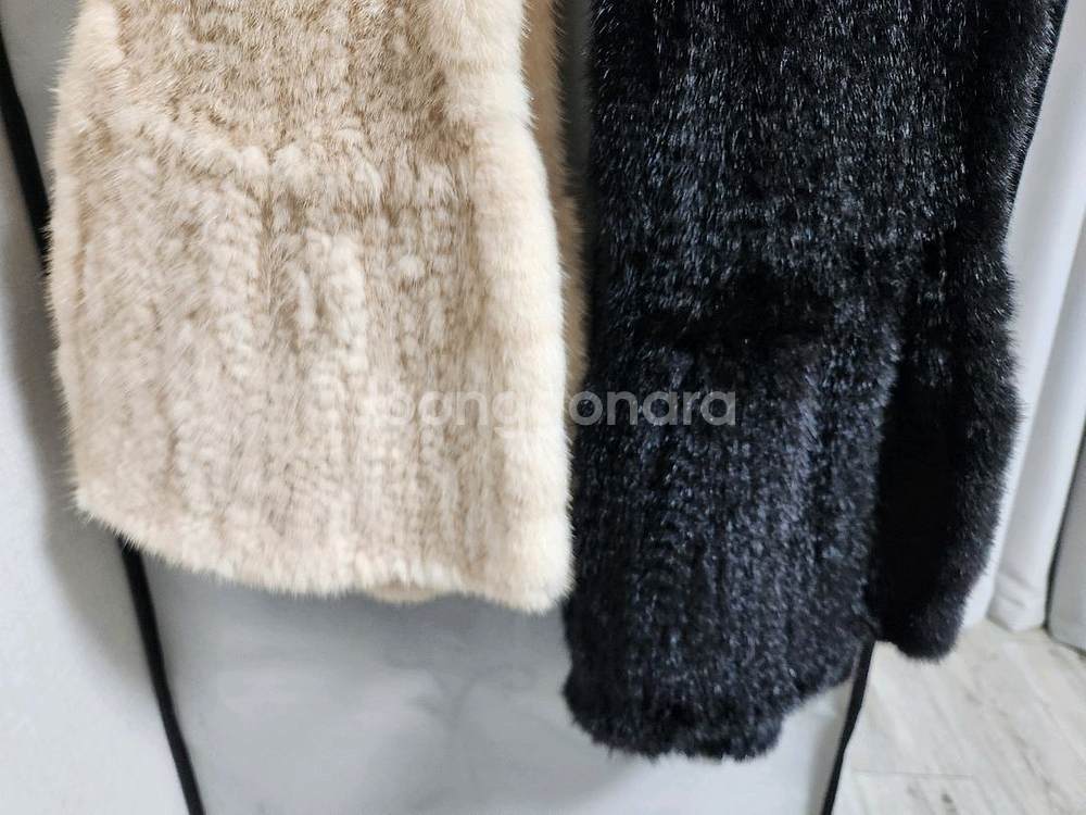 밍크목도리 2개일괄--1