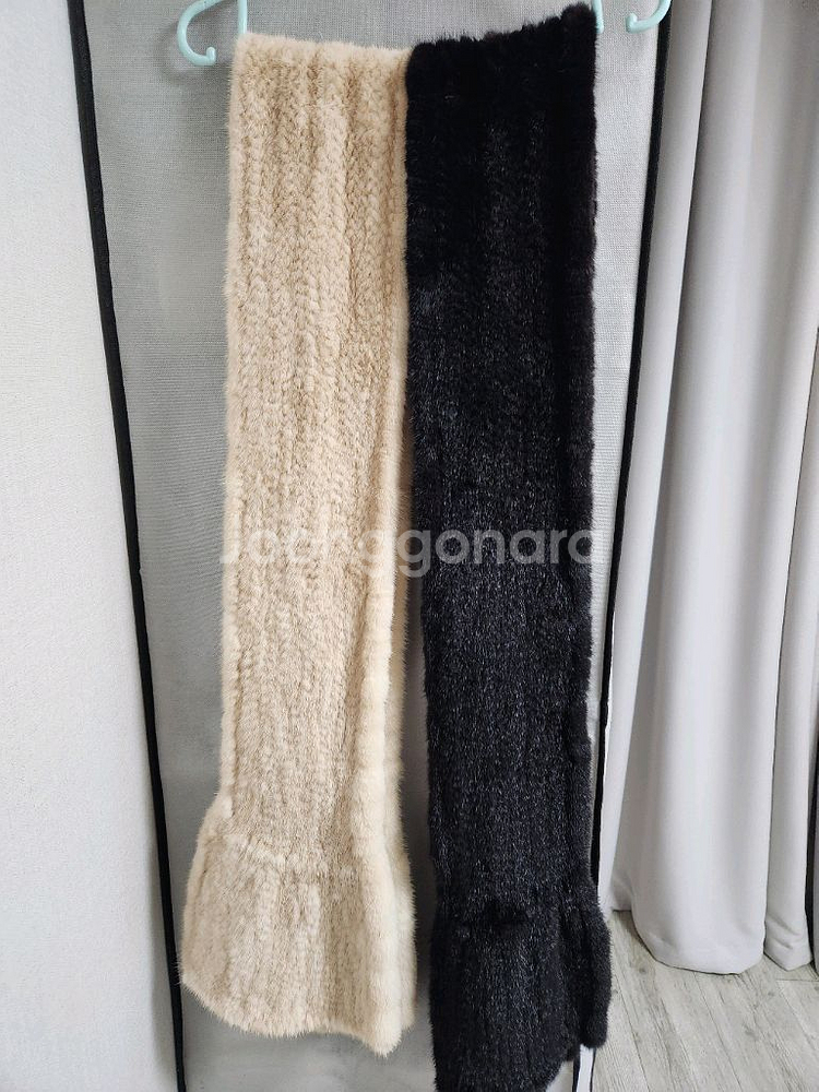 밍크목도리 2개일괄--0