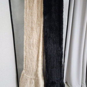 밍크목도리 2개일괄