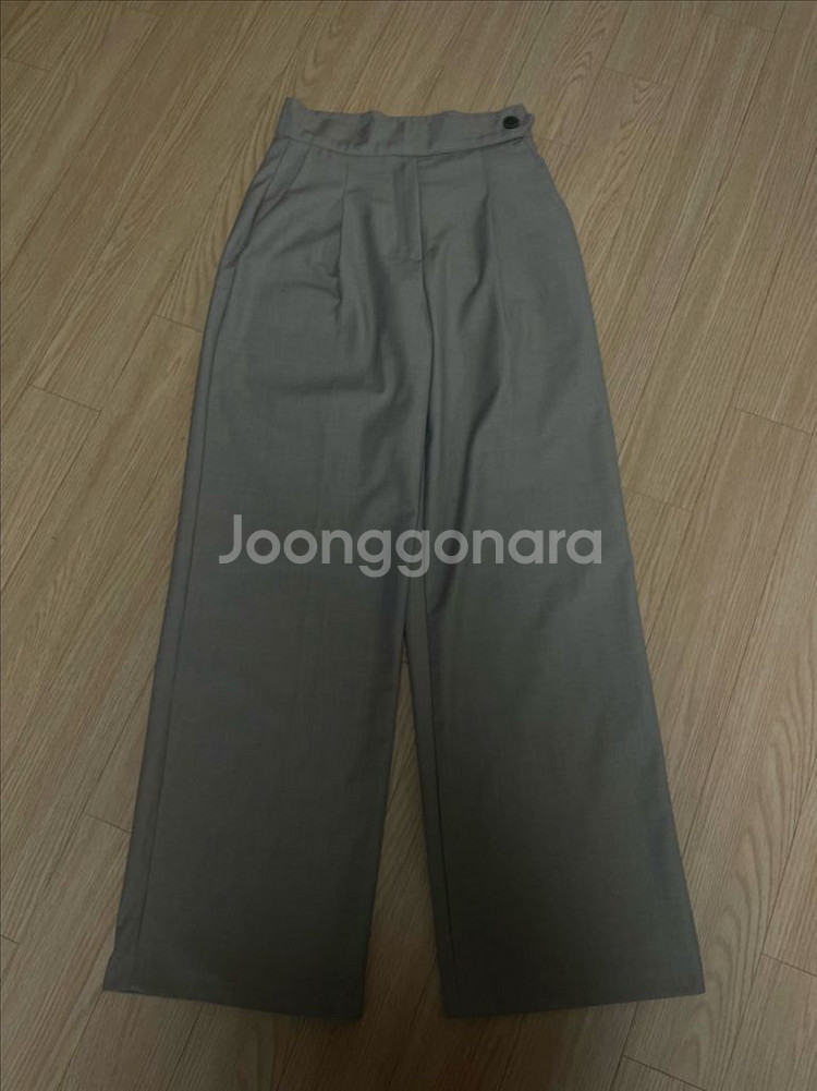 와이드 슬랙스 (S)--0
