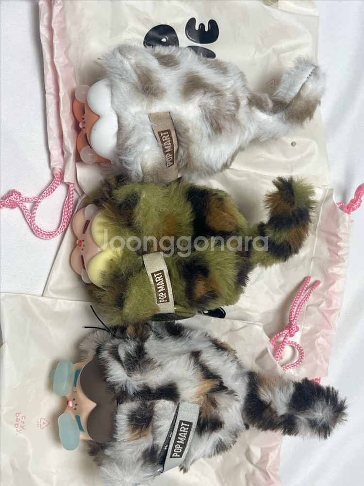 크라이베이비키링 표범냥이 카키, 바닐라, 빈티지(뽑기)--1