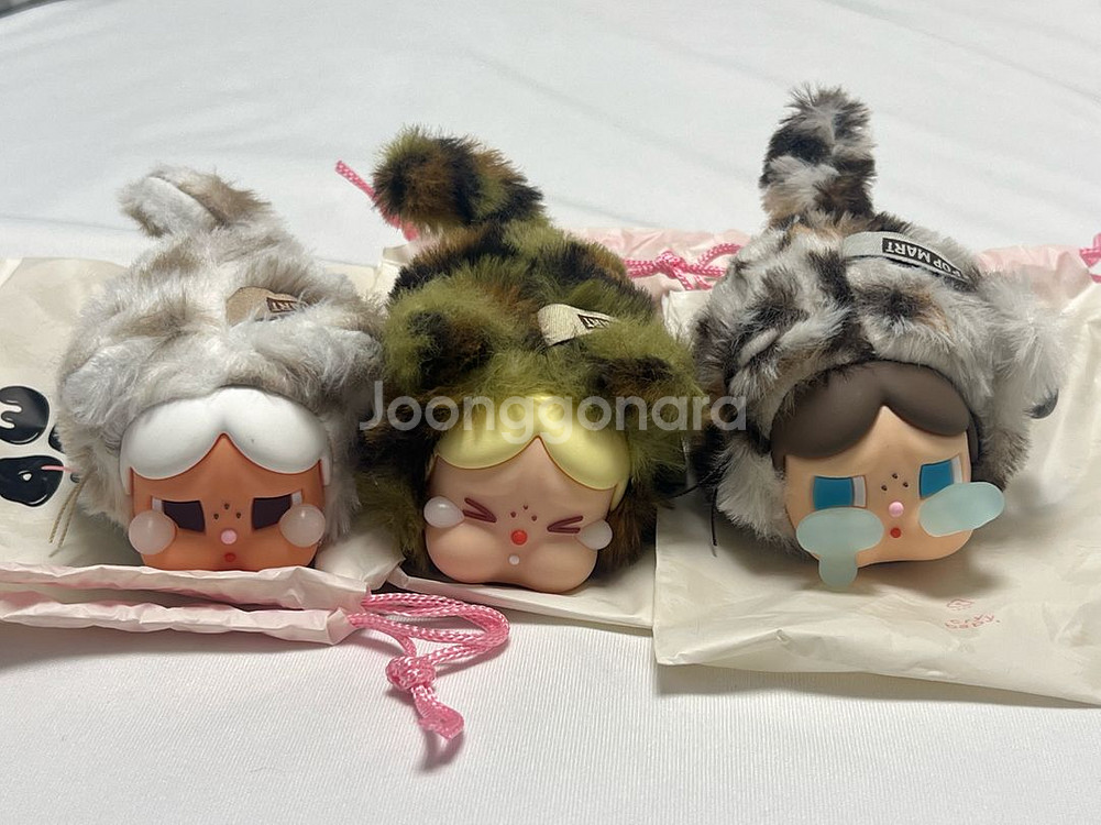 크라이베이비키링 표범냥이 카키, 바닐라, 빈티지(뽑기)--0