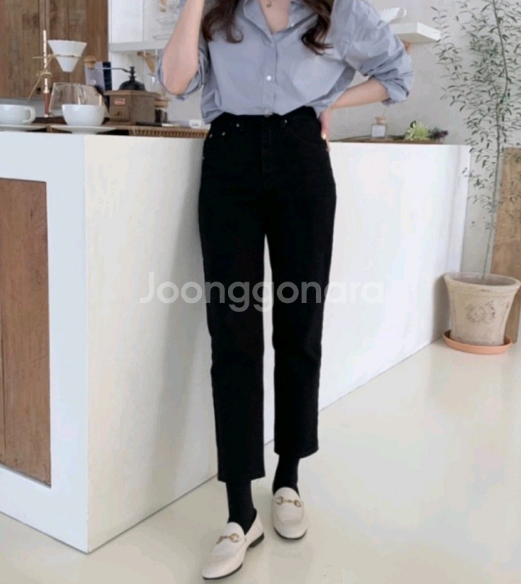 드온도 블랙진 가을 청바지(M)--1