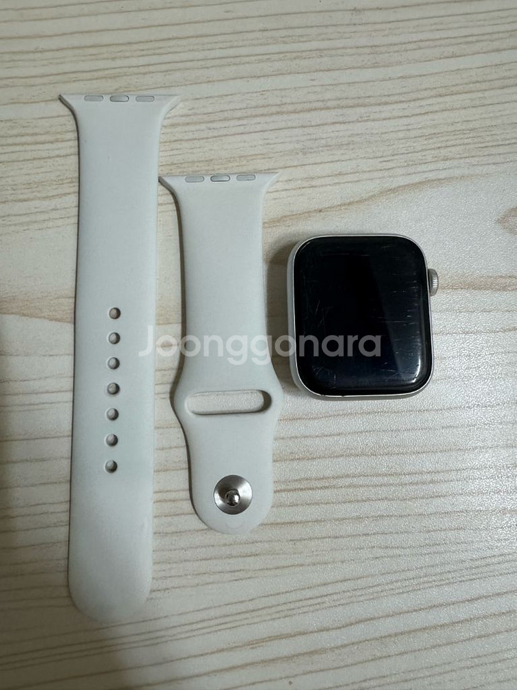 애플워치 se2세대 실버 44mm gps+셀룰러--0