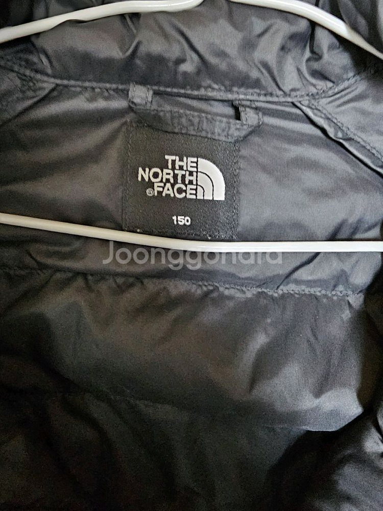 노스페이스 키즈 경량 패딩 블랙 사이즈 150--2