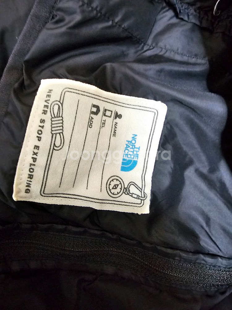 노스페이스 키즈 경량 패딩 블랙 사이즈 150--3