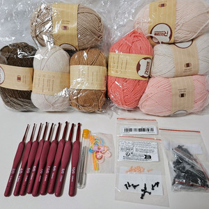 뜨개질 코바늘 재료