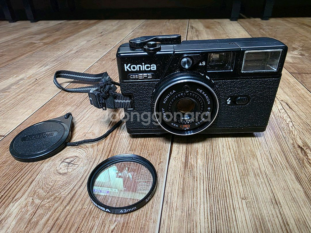 코니카(Konica) c35EF3 필름카메라--0