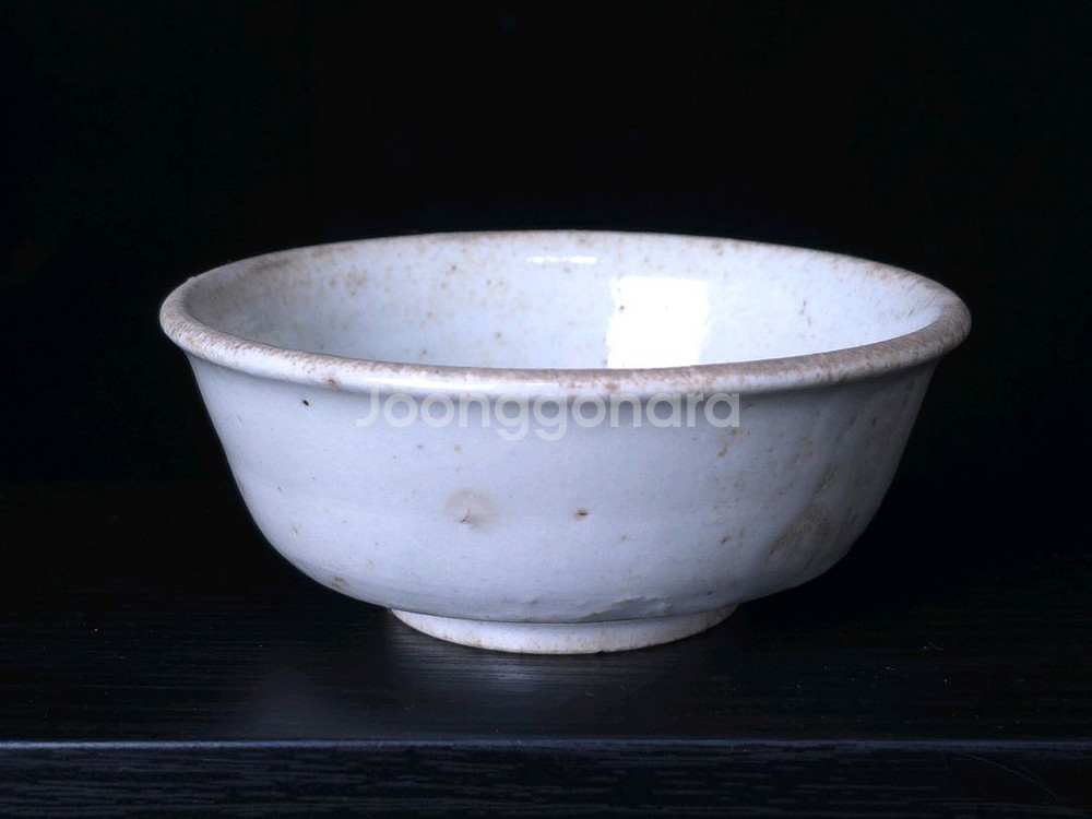 조선 백자 잔과 잔대--1