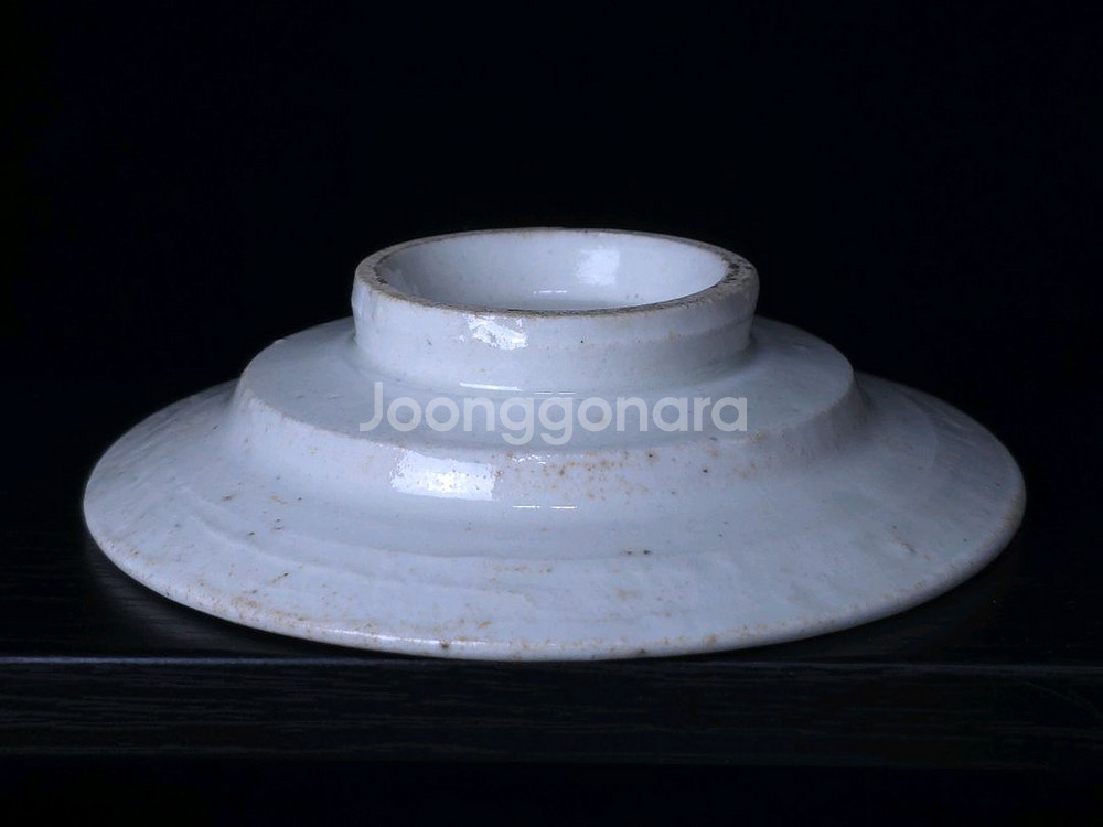 조선 백자 잔과 잔대--7