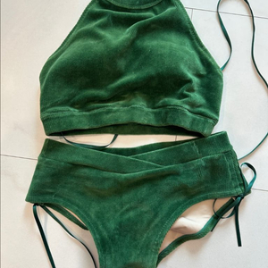 비메이드 폴웨어 햅번 코듀로이 그린