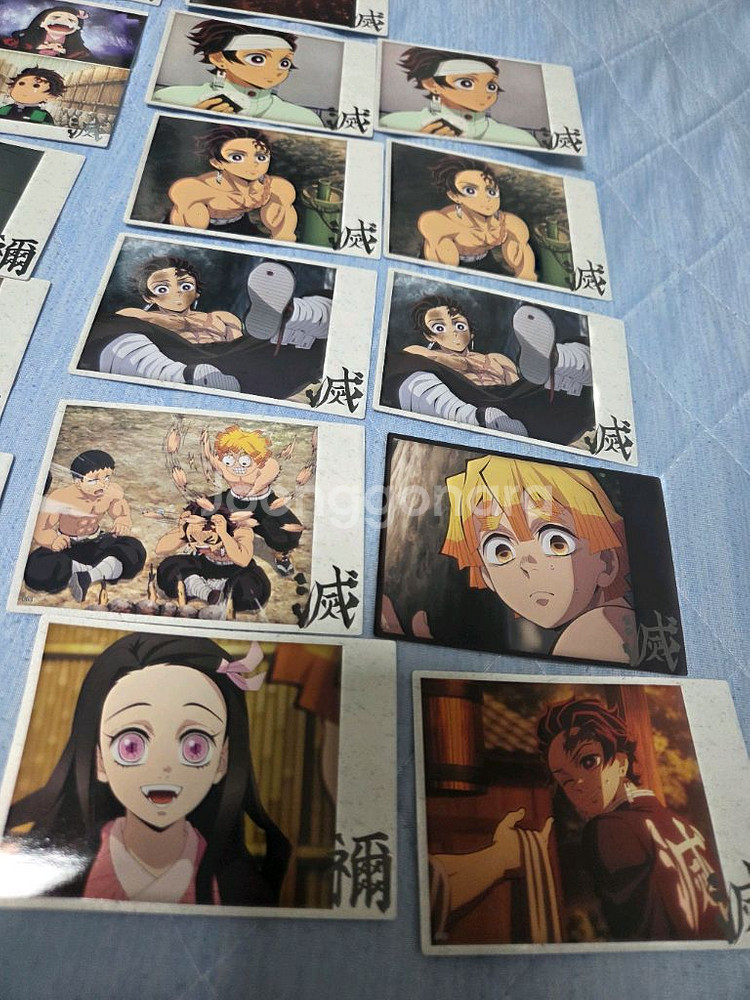 귀멸의 칼날 콜렉팅카드 탄지로 젠이츠 네즈코 일괄--1