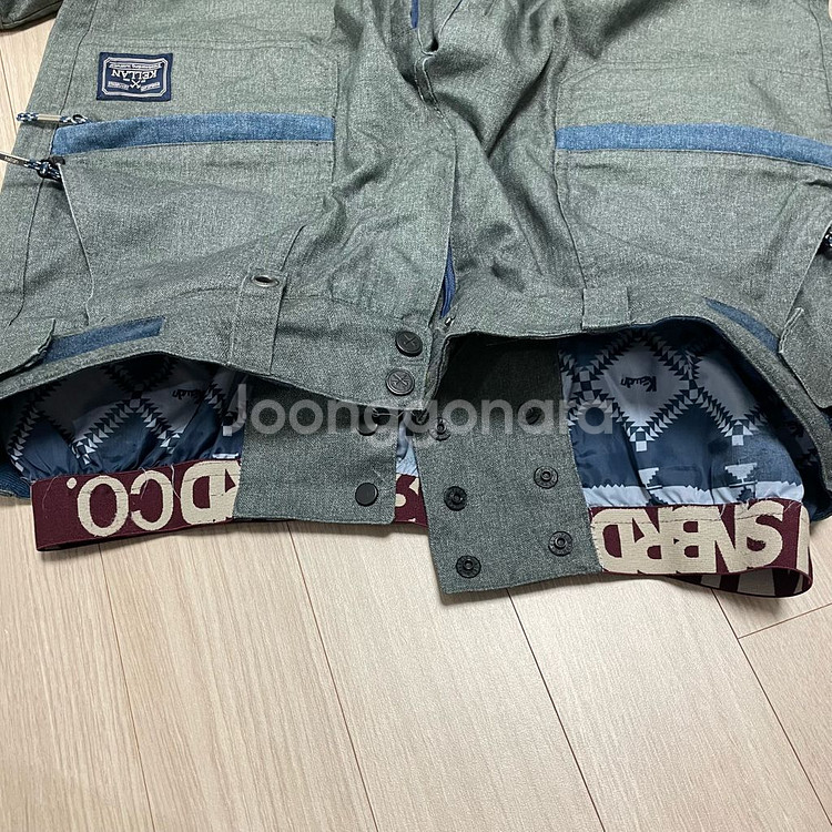 켈란 스노우보드 팬츠 L 차콜 그레이 벨리타 Kella--5