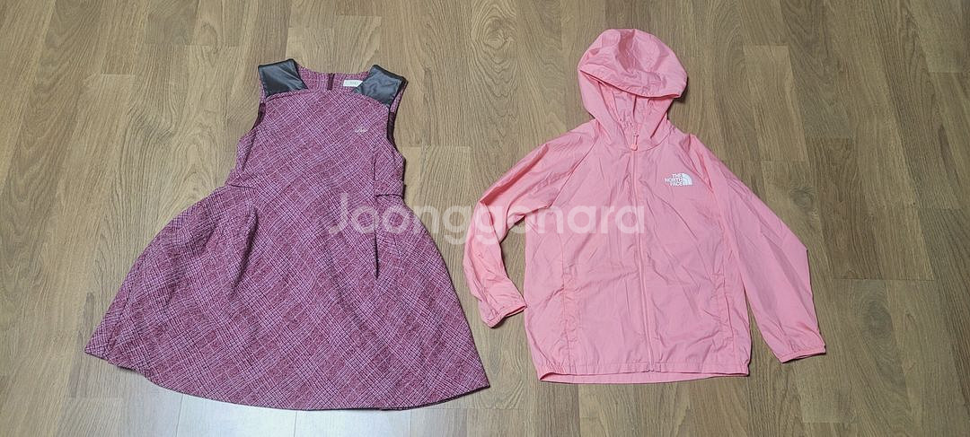 닥스키즈 원피스.노스페이스 점퍼 ㅡ130사이즈--0