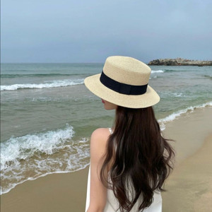 [ 택포 ] 라피아햇 여름모자 바캉스룩 자외선 차단