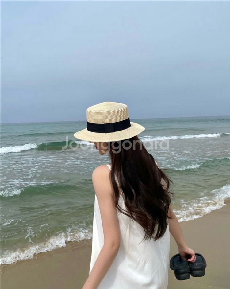 [ 택포 ] 라피아햇 여름모자 바캉스룩 자외선 차단--1