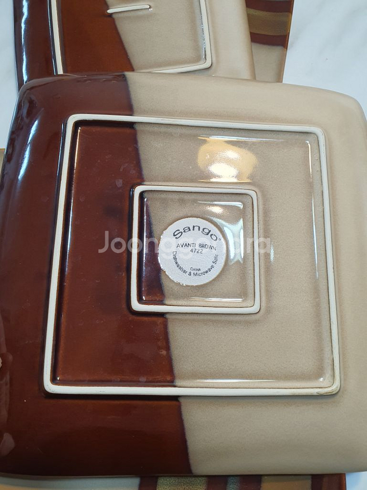 일본 상고 사각 플레이트 일괄6개--4