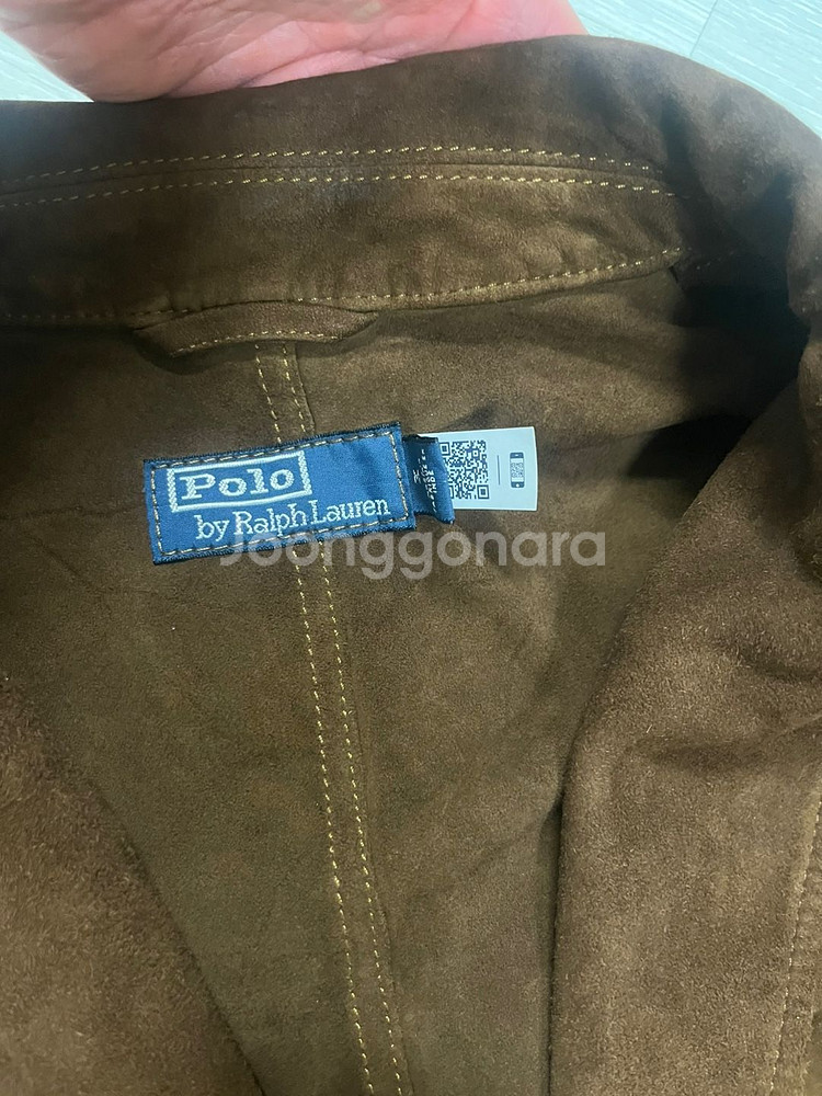 폴로 랄프로렌 스웨이드 블레이저 M사이즈--4