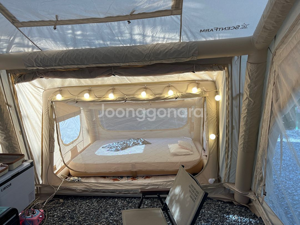 센트팜 에어쉘터, 에어텐트(1회사용) 도킹 가능--1