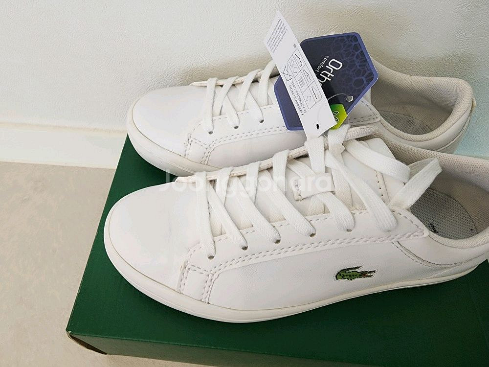 신발 라코스테 정품 새상품 미착용 새것 사이즈 230m--3