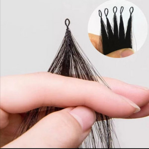 새상품 붙임머리가발 20인치 블랙/깃털붙임머리 입니다