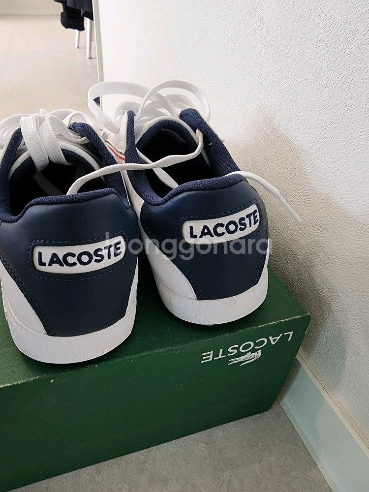 신발 라코스테 정품 새상품 미착용 새것 사이즈 260m--3