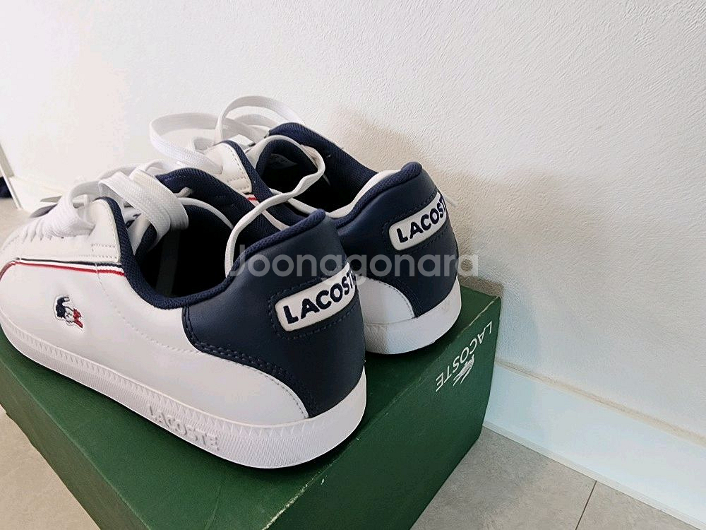 신발 라코스테 정품 새상품 미착용 새것 사이즈 260m--5