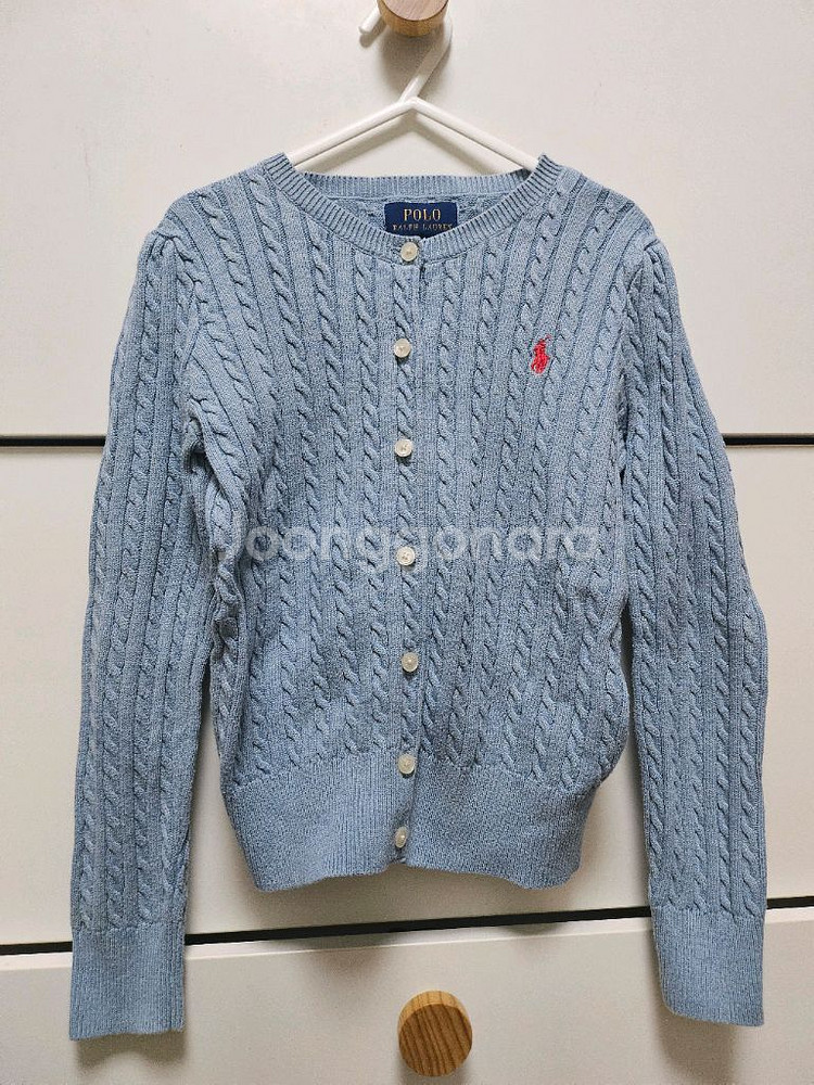 폴로 여아 가디건 6세--0