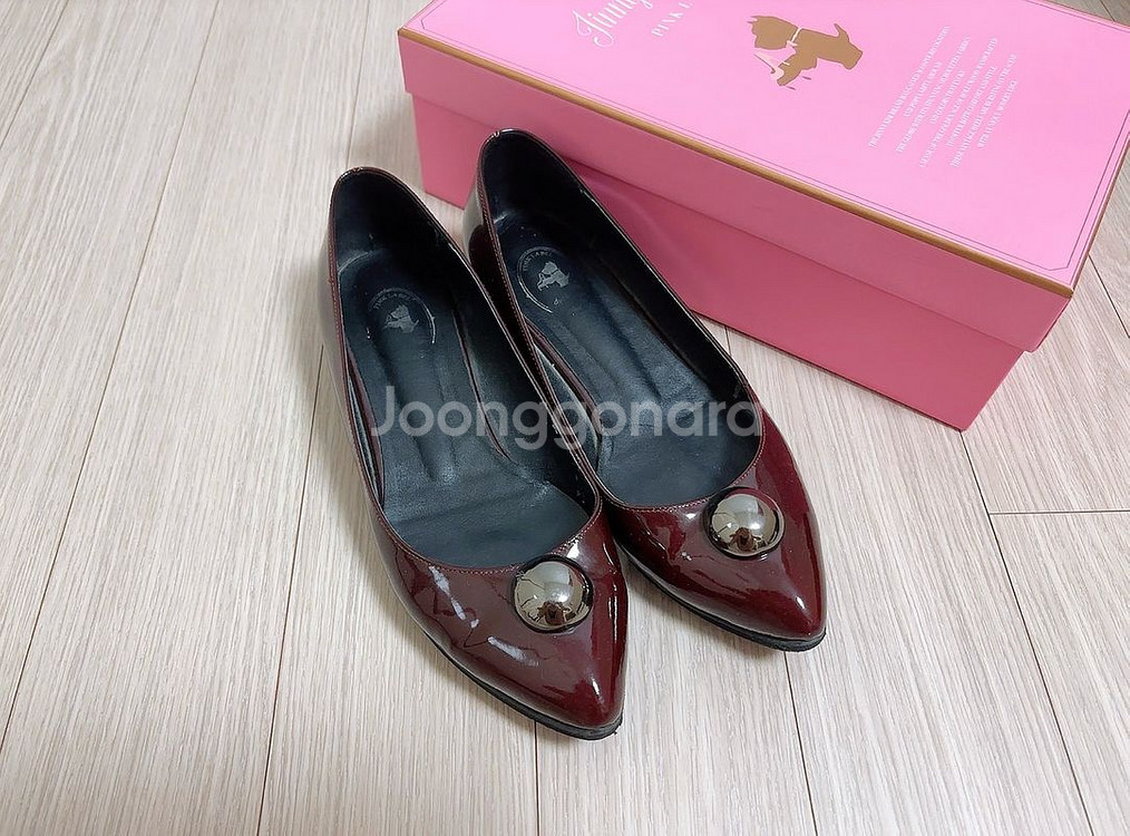 [지니킴]소가죽 플랫슈즈 단화 구두 메리제인(230)--0