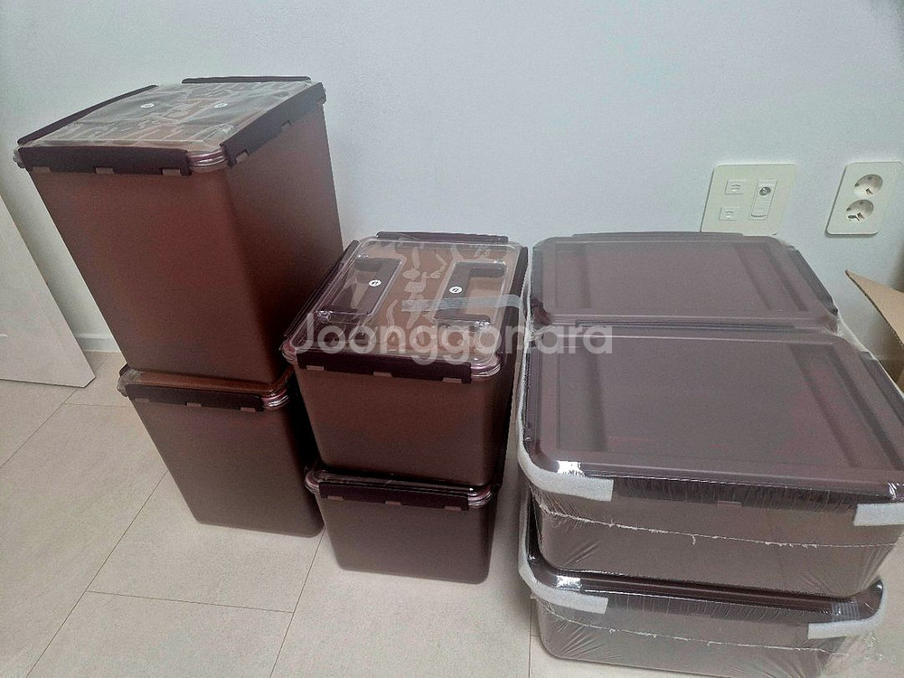 LG전자 디오스 김치냉장고 김치통 10통 새상품--0