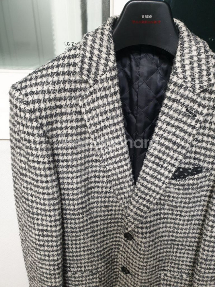 SIEG 남성 모 반코트--1