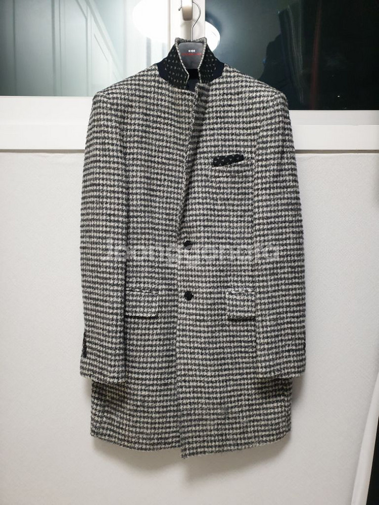 SIEG 남성 모 반코트--3