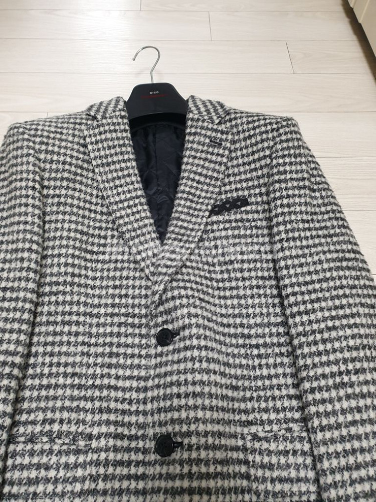 SIEG 남성 모 반코트--4