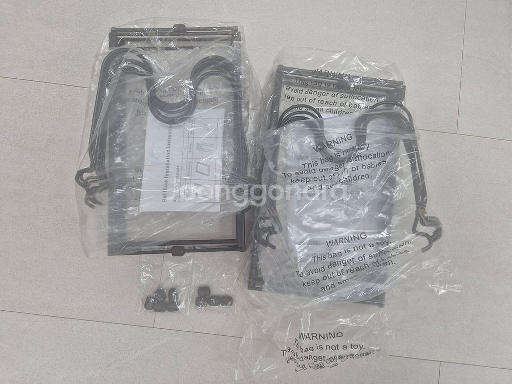 길이 조절 후라이팬 냄비 정리대 거치대 블랙 새상품--0
