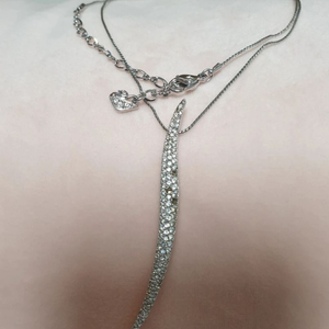 스와로브 스키 큐빅목걸이