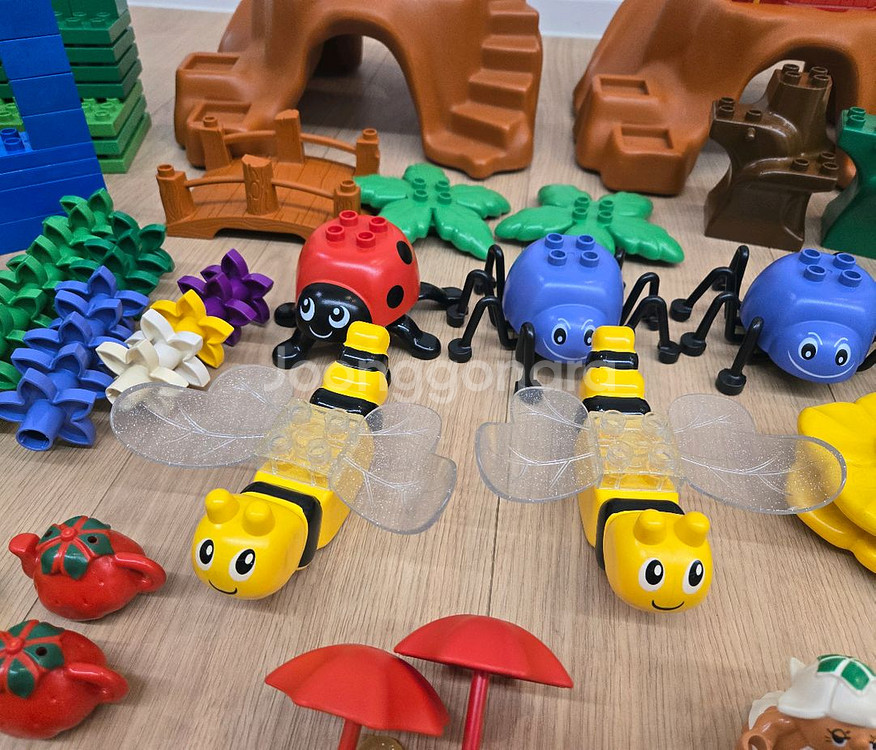 고전 올드레고 희귀레고 듀플로 리틀포레스트 아기곰푸우--2