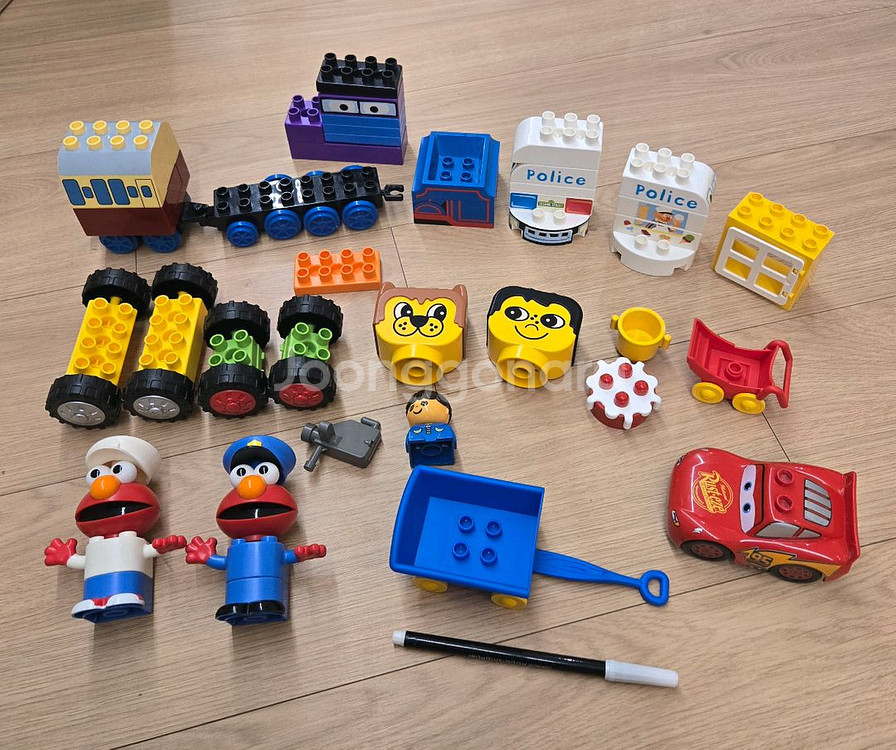 고전 올드레고 희귀레고 듀플로 리틀포레스트 아기곰푸우--6