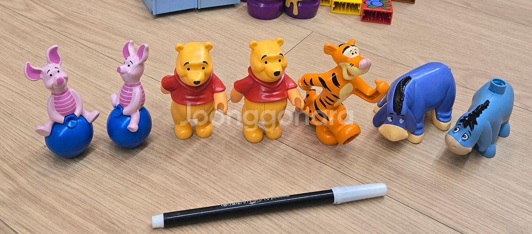 고전 올드레고 희귀레고 듀플로 리틀포레스트 아기곰푸우--5