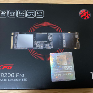XPG SX8200 Pro M.2 1TB 새제품
