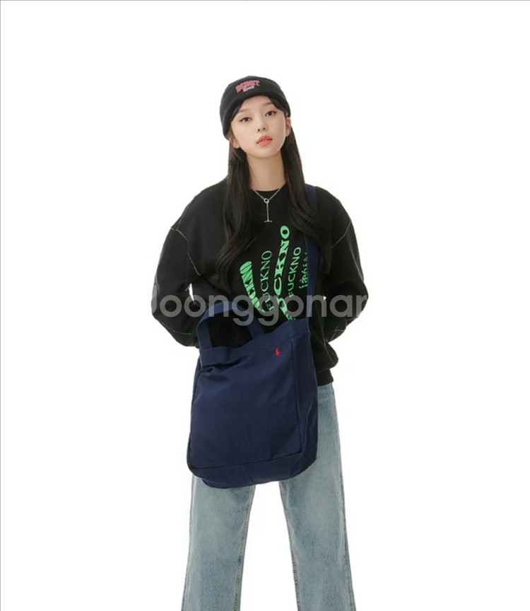 폴로 숄더백 네이비--0