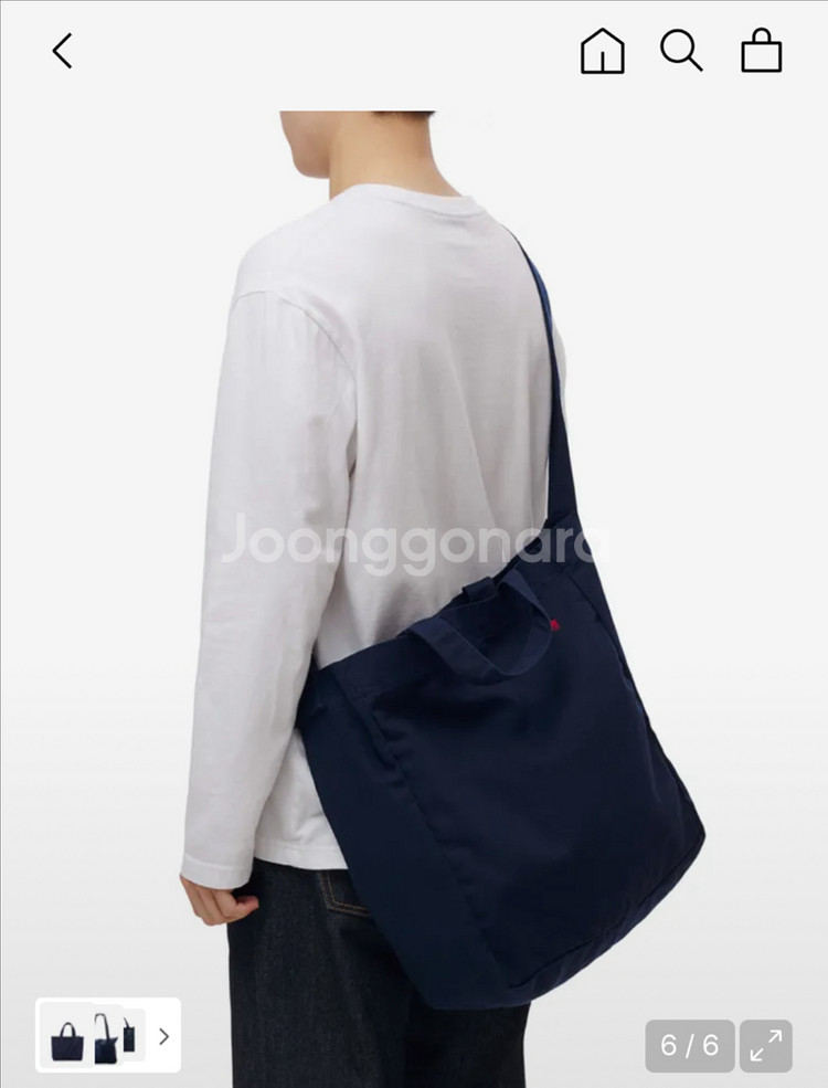 폴로 숄더백 네이비--3