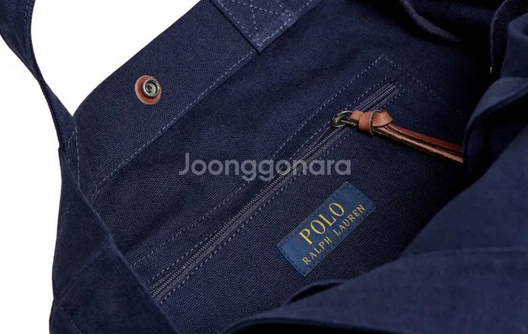 폴로 숄더백 네이비--4