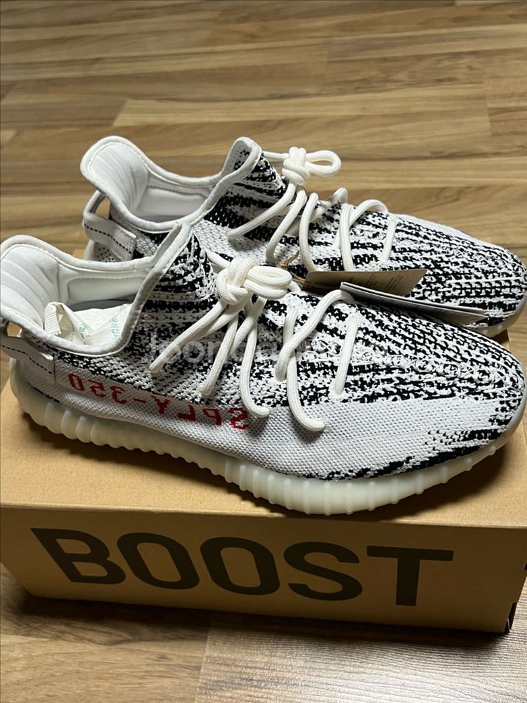 285 이지부스트 지브라 새상품--0