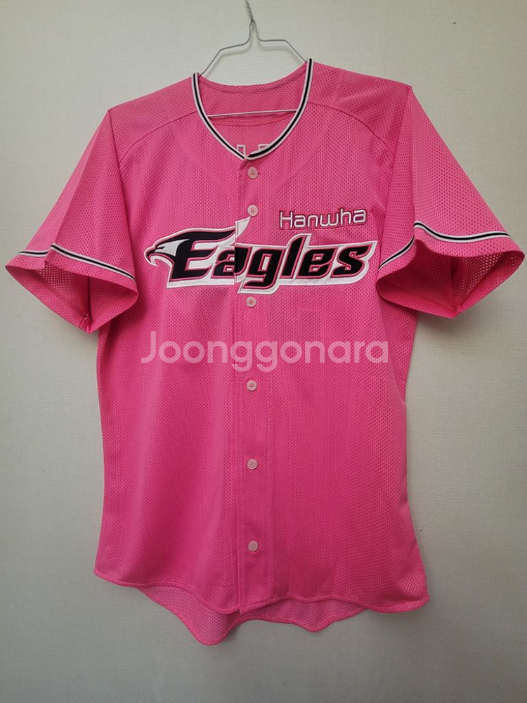 <새상품>한화이글스 핑크유니폼 105사이즈 류현진--0