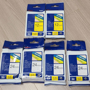 브라더 정품 라벨테이프 12/24mm (2개이상 무배)