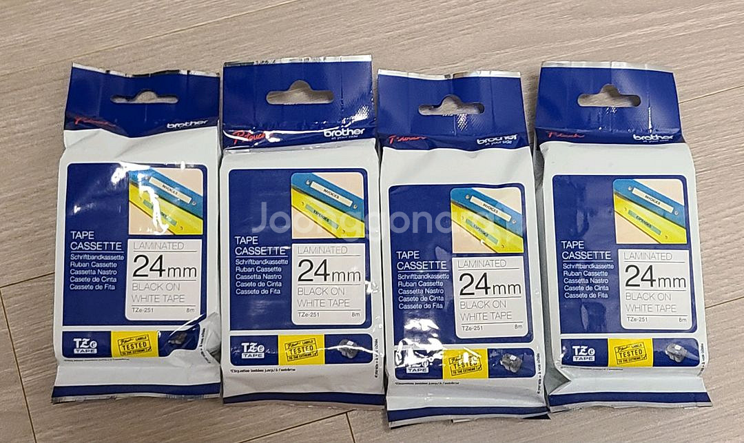 브라더 정품 라벨테이프 12/24mm (2개이상 무배)--2