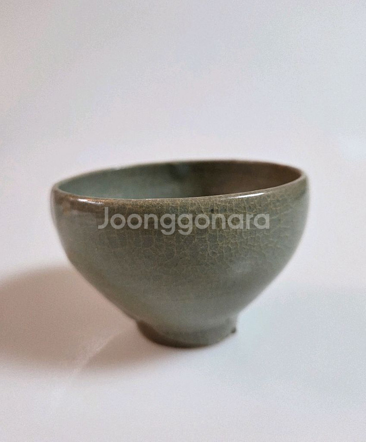 고미술품 고려시대 전기 고려청자 찻잔--0